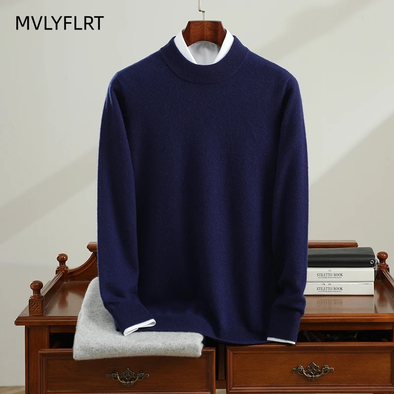 Men's Double-layer Semi High Neck Pullover Sweater 100% cashmere Knit Sweater Light Warm Men's Cashmere Base Sweater Versatile..
Men's Double-layer Semi High Neck Pullover Sweater 100% cashmere Knit Sweater Light Warm Men's Cashmere Base Sweater Versatile..