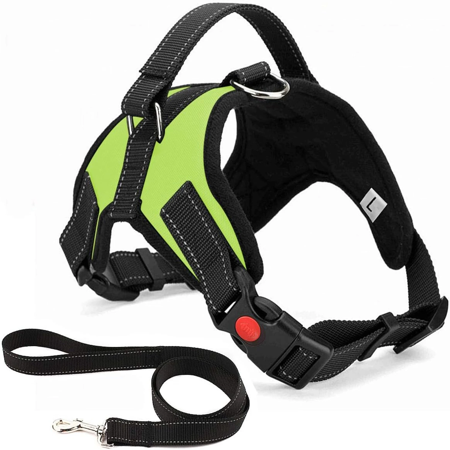 Luxurious, cozy, and lightweight dog harness for your cherished furry companion. This innovative design guarantees a secure and
Luxurious, cozy, and lightweight dog harness for your cherished furry companion. This innovative design guarantees a secure and