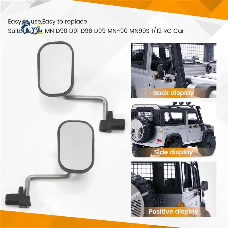 AY03-Rearview Mirror Driving Mirror For MN D90 D91 D99 MN-90 MN99S 1/12 RC Car Upgrade Parts Accessories
AY03-Rearview Mirror Driving Mirror For MN D90 D91 D99 MN-90 MN99S 1/12 RC Car Upgrade Parts Accessories