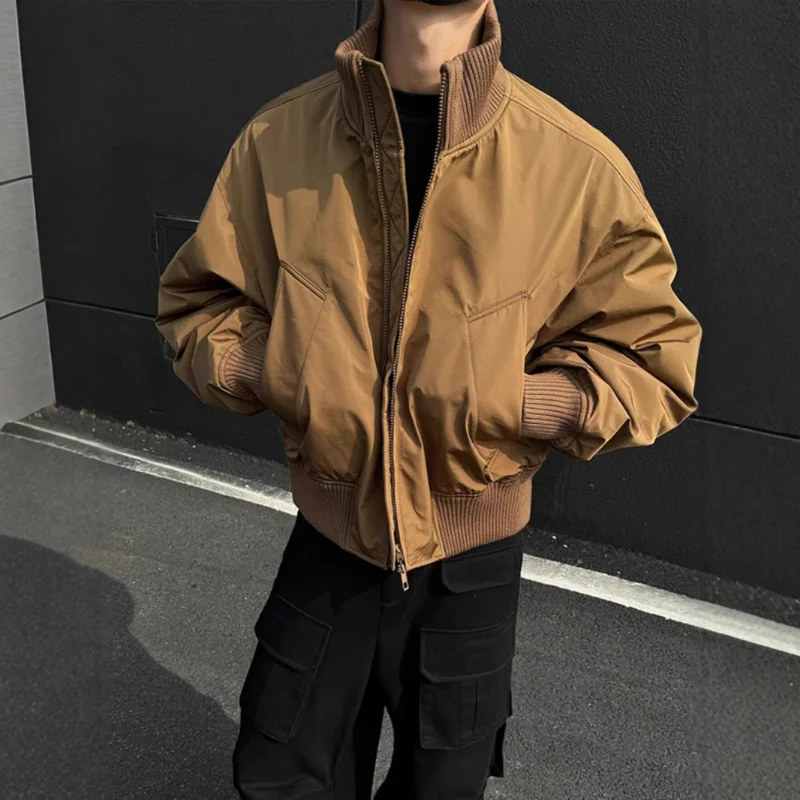 Autumn Winter New Arrival Mens Trendy American Retro Maillard Stand Collar Cotton Padded Jacket Fashion Versatile Jacket Coat
Autumn Winter New Arrival Mens Trendy American Retro Maillard Stand Collar Cotton Padded Jacket Fashion Versatile Jacket Coat