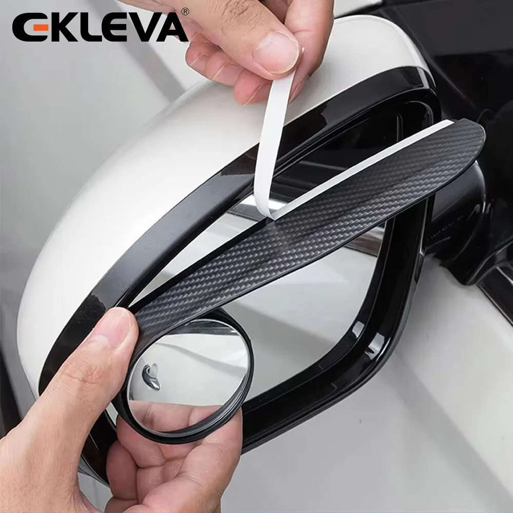 2pcs Carbon Fiber Textured Car Rearview Mirrors All-in-One Rain Eyebrow Blind Spot Mirror Reflective Mirror And Rain Cover
2pcs Carbon Fiber Textured Car Rearview Mirrors All-in-One Rain Eyebrow Blind Spot Mirror Reflective Mirror And Rain Cover