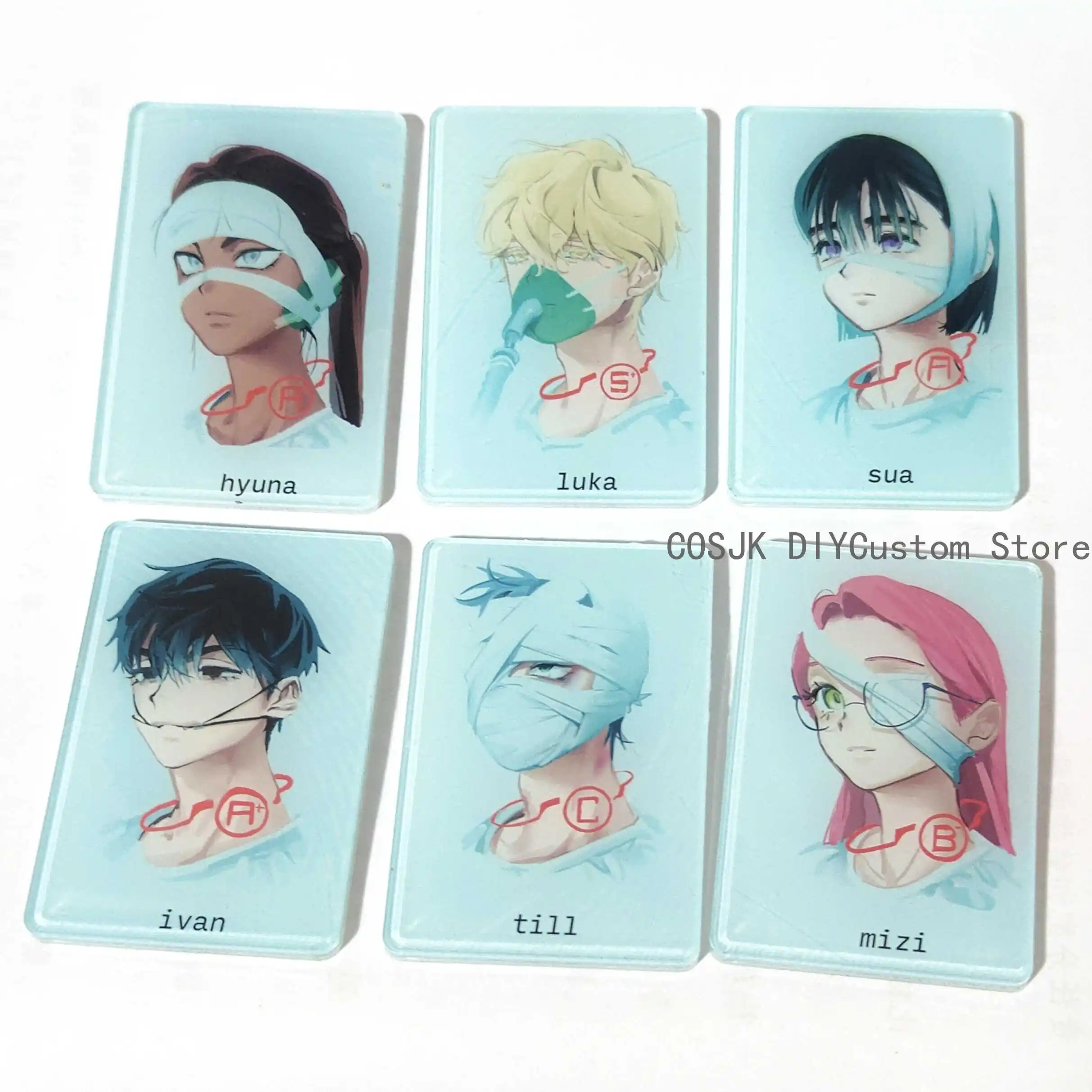 Genuine Game Alien Stage Medical Ivan Till Luka Sua Hyuna Mizi Cosplay Acrylic Stripping and Slicing Card Cartoon Cards Xmas
Genuine Game Alien Stage Medical Ivan Till Luka Sua Hyuna Mizi Cosplay Acrylic Stripping and Slicing Card Cartoon Cards Xmas