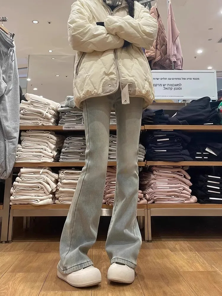 American Retro High Waist Bell Bottom Jeans Women's Spring 2026 New Style Hoof Pants plus Size Fat MM Jeans
American Retro High Waist Bell Bottom Jeans Women's Spring 2026 New Style Hoof Pants plus Size Fat MM Jeans