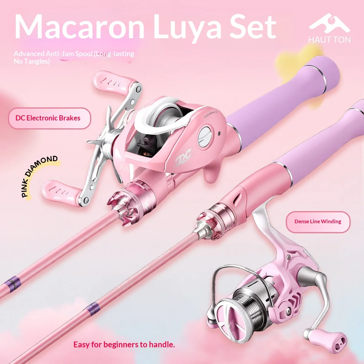 Haut ton Pink Macaron Lure Fishing Rod Full Set Ultralight Micro Long Casting Spinning Casting For Beginner Women Angler Outdoor
Haut ton Pink Macaron Lure Fishing Rod Full Set Ultralight Micro Long Casting Spinning Casting For Beginner Women Angler Outdoor