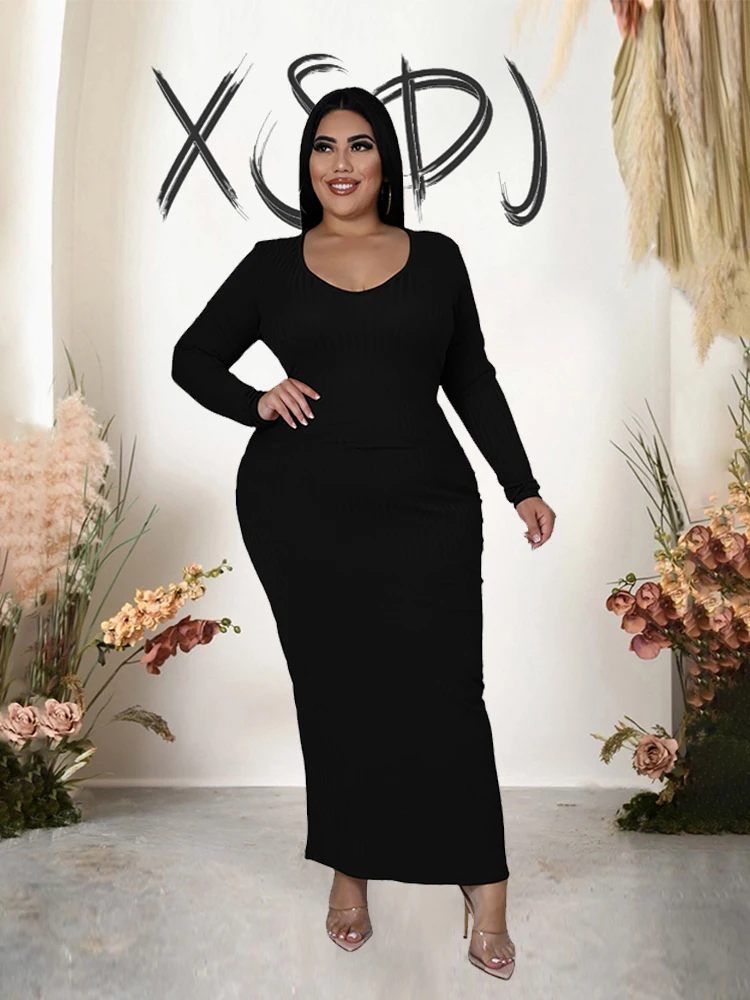 Dresses for Women Plus Size Long Sleeved Bandage Bodycon Dress Cut Out Waist Elegant Knitted Dress Dropshipping Wholesale
Dresses for Women Plus Size Long Sleeved Bandage Bodycon Dress Cut Out Waist Elegant Knitted Dress Dropshipping Wholesale