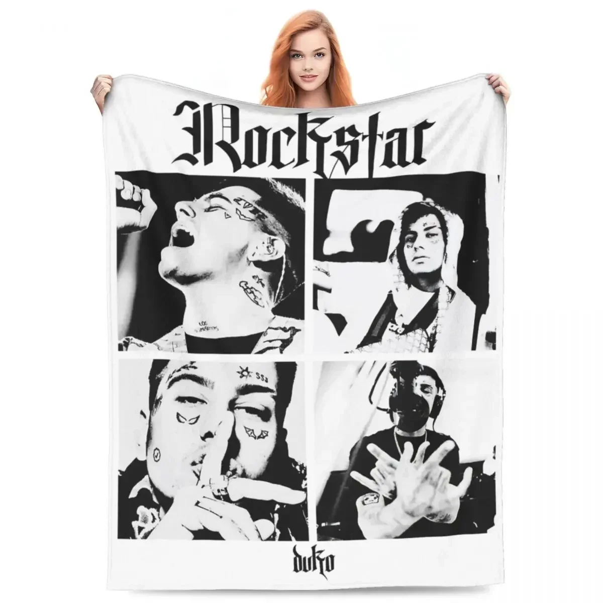 Super Warm Blanket Travel Duki Argentine Rapper Rockstar Music Bedding Throws Singer Flannel Bedspread Chair Sofa Bed Cover
Super Warm Blanket Travel Duki Argentine Rapper Rockstar Music Bedding Throws Singer Flannel Bedspread Chair Sofa Bed Cover