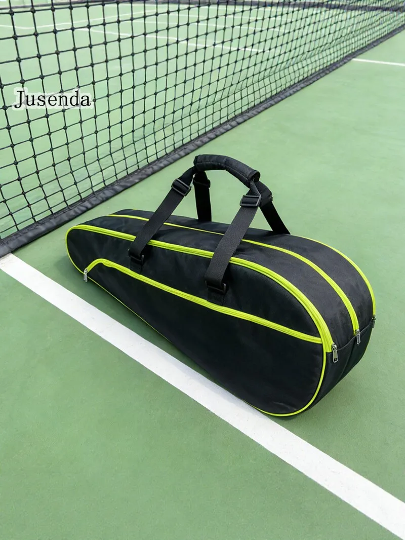 3-6 Pieces Tennis Rackets Bag Large Capacity Badminton Gymbag Squash Racquet Bag with Separated Shoes Bag
3-6 Pieces Tennis Rackets Bag Large Capacity Badminton Gymbag Squash Racquet Bag with Separated Shoes Bag