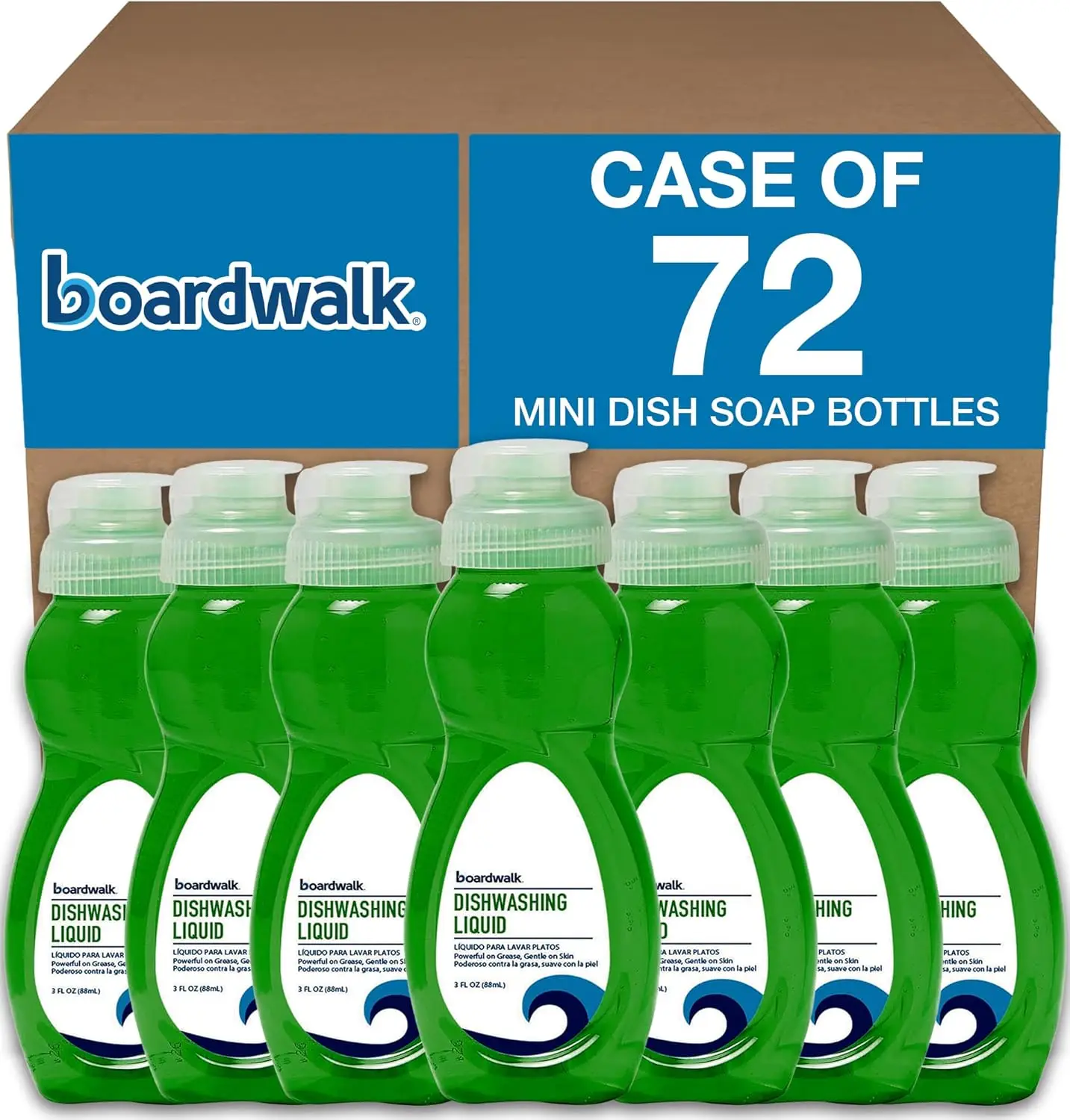 Dishwashing Liquid, Travel Dish Soap, Fresh Scent, 3 fl Ounce Bottle, Case of 72 Bottles
Dishwashing Liquid, Travel Dish Soap, Fresh Scent, 3 fl Ounce Bottle, Case of 72 Bottles