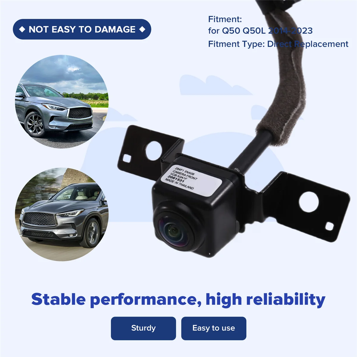New 284F1-5NA0B Front Bumper Grille Camera Parking Assist Ca Super Hot 2019-2022 284F15NA0B
New 284F1-5NA0B Front Bumper Grille Camera Parking Assist Ca Super Hot 2019-2022 284F15NA0B