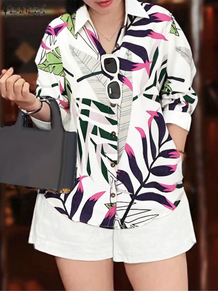 ZANZEA Woman Vacation 2 Piece Short Sets 2025 Summer Casual Printed Long Sleeve Shirts Elastic Waist Shorts 2PCS Suits Outfits
ZANZEA Woman Vacation 2 Piece Short Sets 2025 Summer Casual Printed Long Sleeve Shirts Elastic Waist Shorts 2PCS Suits Outfits