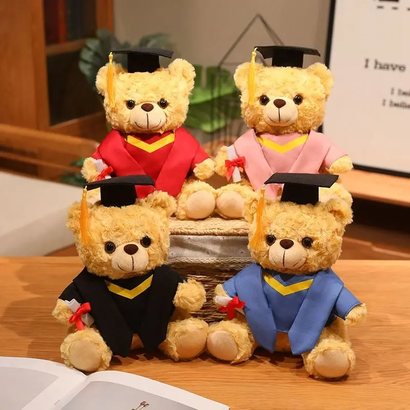 Customizable Graduation Teddy Bear Plush Toy with Name Logo Personalized Graduate Stuffed Animal for Graduation Ceremony Gift
Customizable Graduation Teddy Bear Plush Toy with Name Logo Personalized Graduate Stuffed Animal for Graduation Ceremony Gift