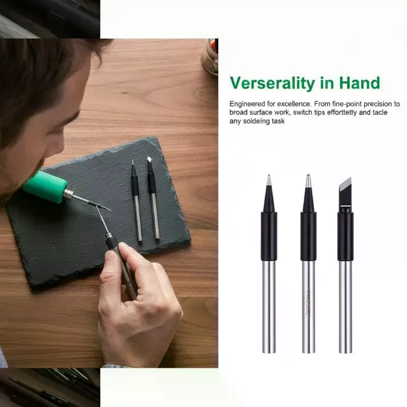 3Pcs Soldering Iron Tip USB Soldering Iron Tip 5V Battery Soldering Iron Tip Soldering Rework Accessories
3Pcs Soldering Iron Tip USB Soldering Iron Tip 5V Battery Soldering Iron Tip Soldering Rework Accessories