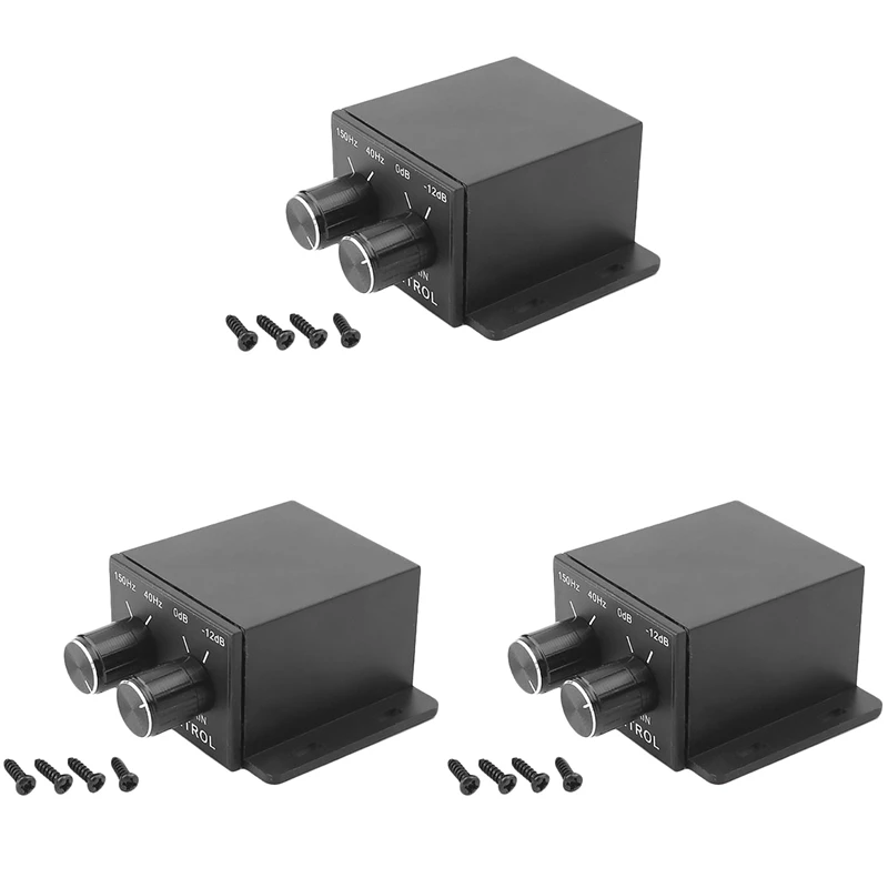 New-3X Power Amplifier Audio Regulator Bass Subwoofer Equalizer Crossover Controller 4Rca Adjust Line Level Volume Amplifier
New-3X Power Amplifier Audio Regulator Bass Subwoofer Equalizer Crossover Controller 4Rca Adjust Line Level Volume Amplifier