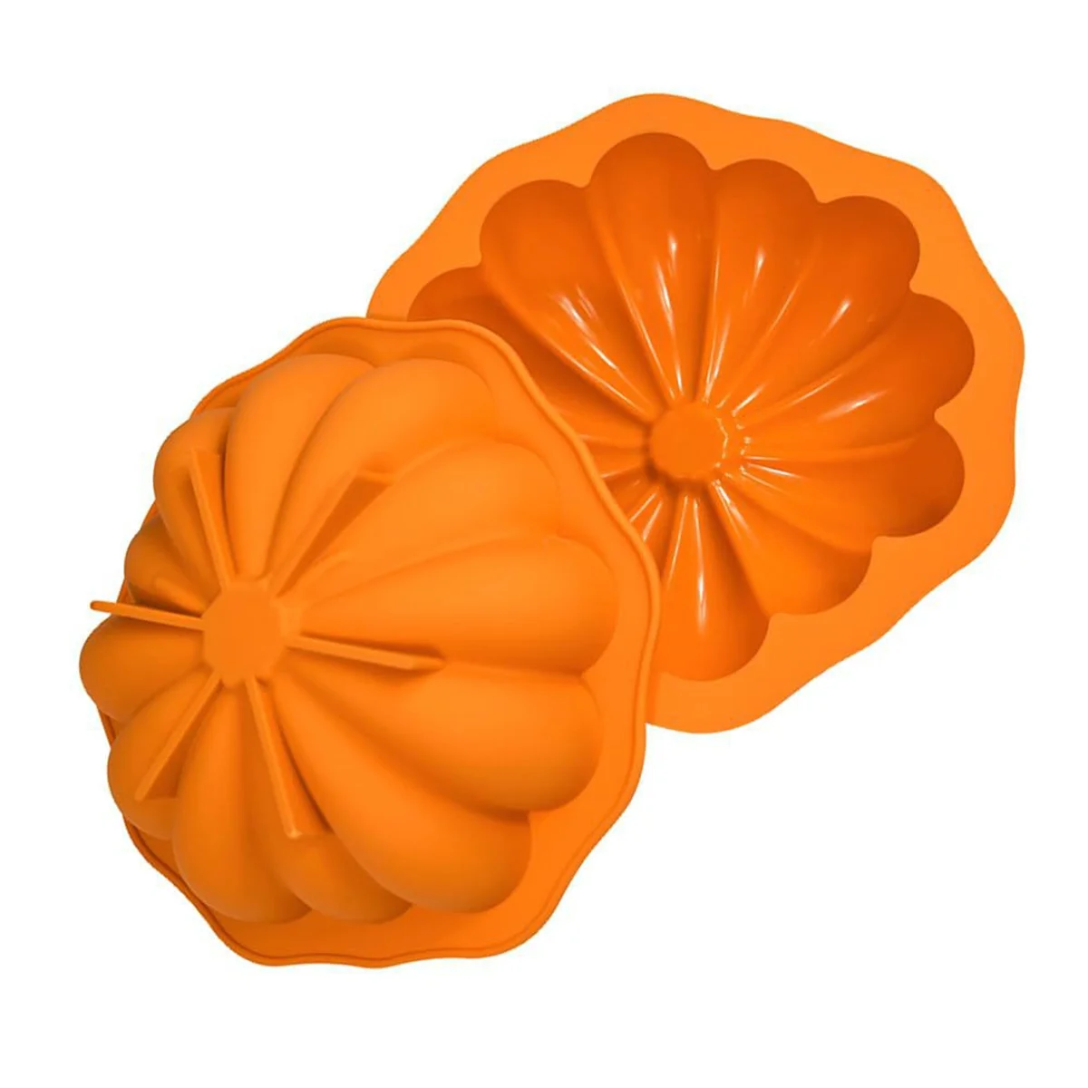 A71P 7Inch Pumpkin Shaped Mousse Mold 3D Cake Pan Silicone Mold Baking Pan, for Baking Cake Brownies Halloween Cake Mold
A71P 7Inch Pumpkin Shaped Mousse Mold 3D Cake Pan Silicone Mold Baking Pan, for Baking Cake Brownies Halloween Cake Mold