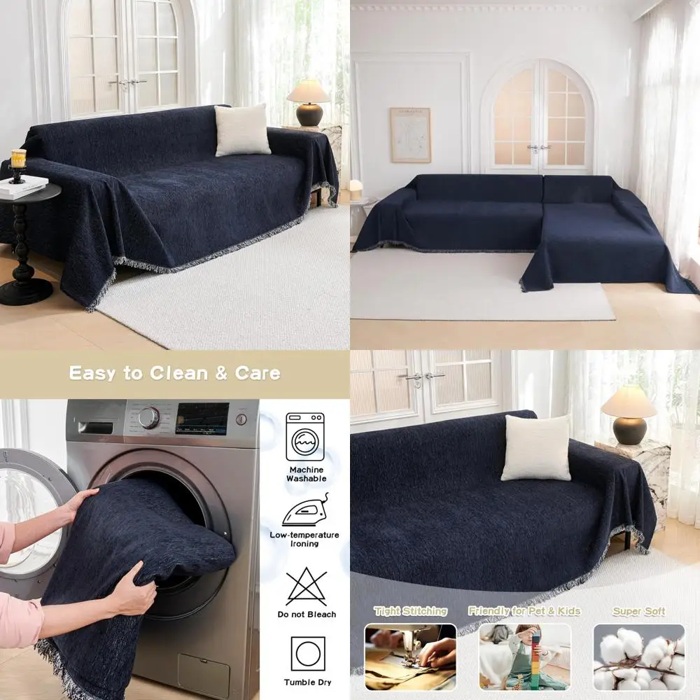 Моющийся чехол для дивана с 3 подушками, приятный для собак, супермягкий чехол для дивана с нескользящим дизайном для повышенного комфорта и защиты
Моющийся чехол для дивана с 3 подушками, приятный для собак, супермягкий чехол для дивана с нескользящим дизайном для повышенного комфорта и защиты