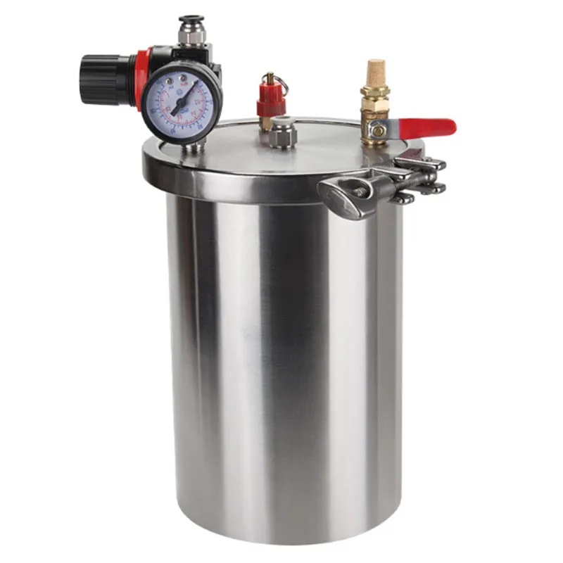 Stainless Steel Clamp Type Pressure Tank Pneumatic Dispensing Pressure Vessel for Industrial Glue UV Glue Silicone Ink Feeding
Stainless Steel Clamp Type Pressure Tank Pneumatic Dispensing Pressure Vessel for Industrial Glue UV Glue Silicone Ink Feeding