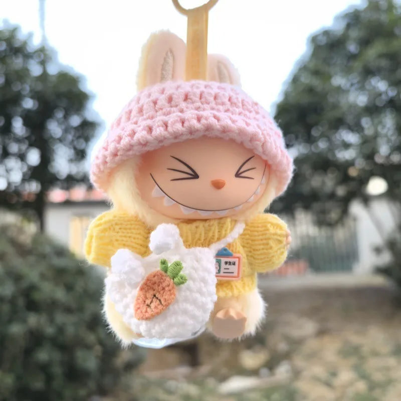17cm Mini Doll'S Clothes Outfit Accessories For Korea Kpop Exo Labubu Idol V1 V2 Knit Sweater Hat Crossbody Bag Accessories
17cm Mini Doll'S Clothes Outfit Accessories For Korea Kpop Exo Labubu Idol V1 V2 Knit Sweater Hat Crossbody Bag Accessories