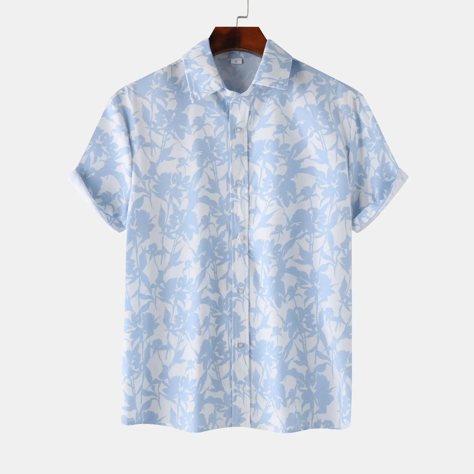 Men's Hawaii Camping Breathable Casual Short Sleeved Shirt Korean Style Loose and Fashionable Printed Shirt Summer Top
Men's Hawaii Camping Breathable Casual Short Sleeved Shirt Korean Style Loose and Fashionable Printed Shirt Summer Top