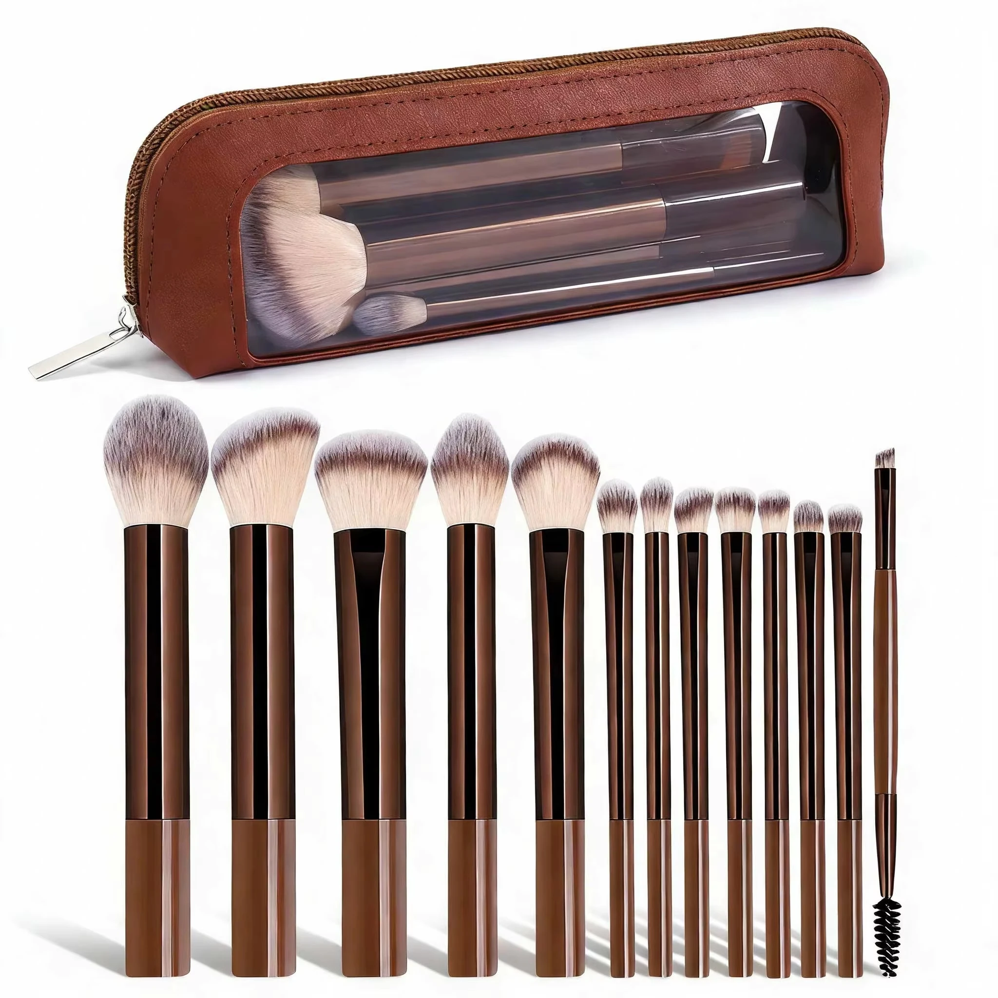 13pcs Makeup Brushes with Storage Bag Soft Fluffy Cosmetic Foundation Powder Eyeshadow Kabuki Blending Beauty Tool Makeup
13pcs Makeup Brushes with Storage Bag Soft Fluffy Cosmetic Foundation Powder Eyeshadow Kabuki Blending Beauty Tool Makeup