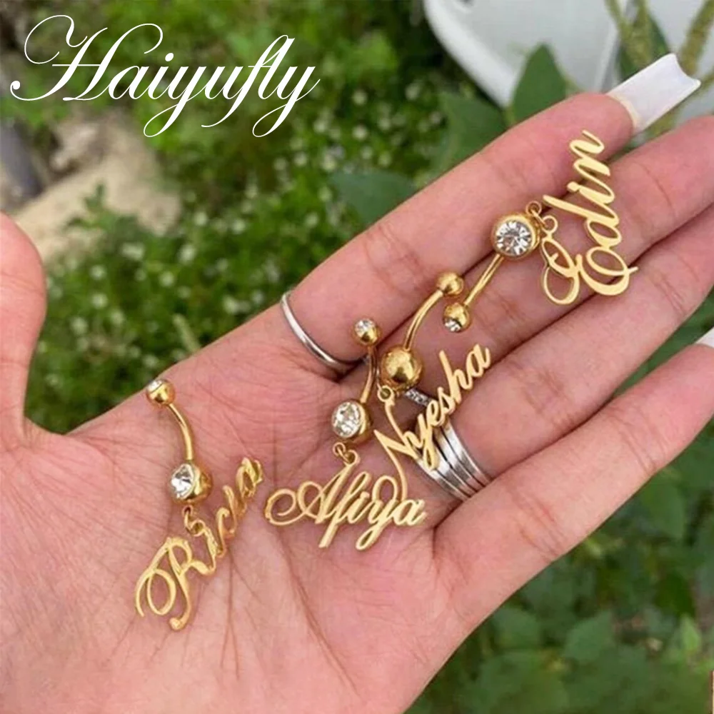 Haiyufly кольцо для живота с индивидуальным именем для женщин, украшения для тела из нержавеющей стали, циркон, пупок, ногти, персонализированные товары, летний подарок на день рождения
Haiyufly кольцо для живота с индивидуальным именем для женщин, украшения для тела из нержавеющей стали, циркон, пупок, ногти, персонализированные товары, летний подарок на день рождения