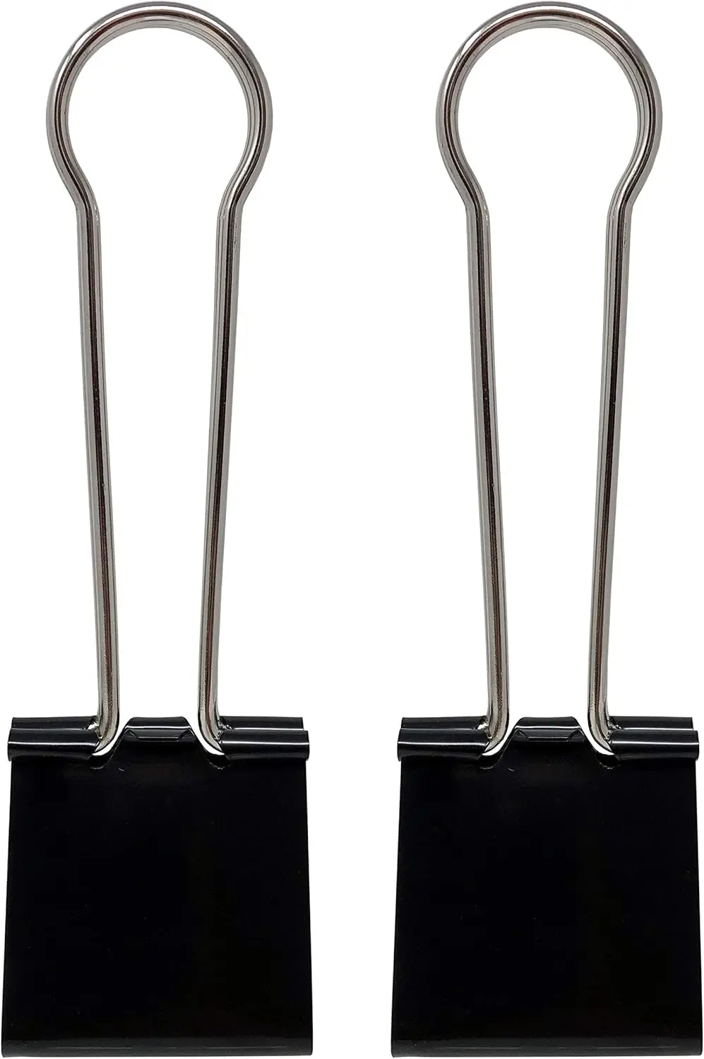 Extra Large 2.36" Binder Clips, Black, 2-Pack - Heavy Duty Paper Clips for Office
Extra Large 2.36" Binder Clips, Black, 2-Pack - Heavy Duty Paper Clips for Office