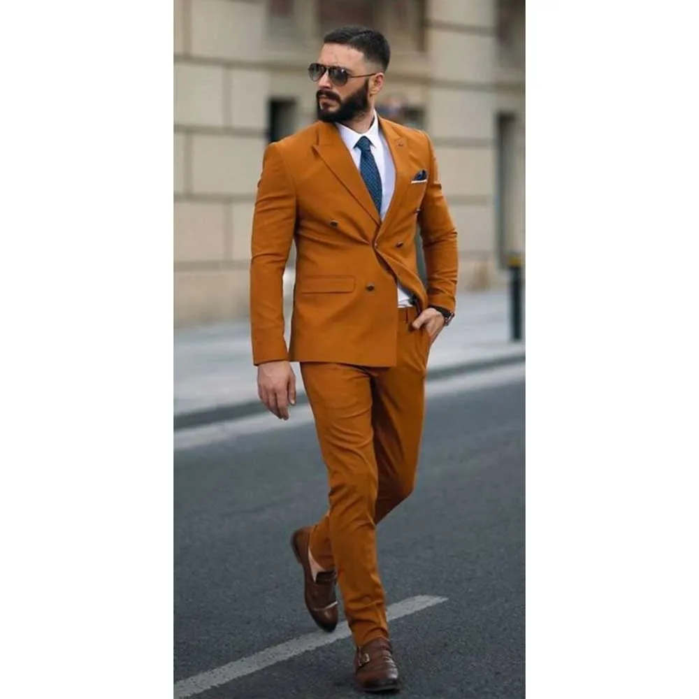 Fashion Chic Winter Suits for Men Double Breasted 2 Piece Jacket Pants Male Clothing Slim Fit Business Gentleman Blazer Sets
Fashion Chic Winter Suits for Men Double Breasted 2 Piece Jacket Pants Male Clothing Slim Fit Business Gentleman Blazer Sets