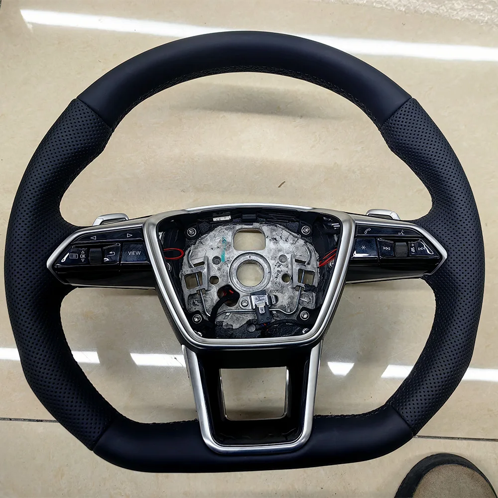 Perforated leather steering wheel for Audi A6 A7 C8 2019 - 2025 upgraded S6 S7 RS 6 RS RS S LOGO multifunctional steering wheel
Perforated leather steering wheel for Audi A6 A7 C8 2019 - 2025 upgraded S6 S7 RS 6 RS RS S LOGO multifunctional steering wheel