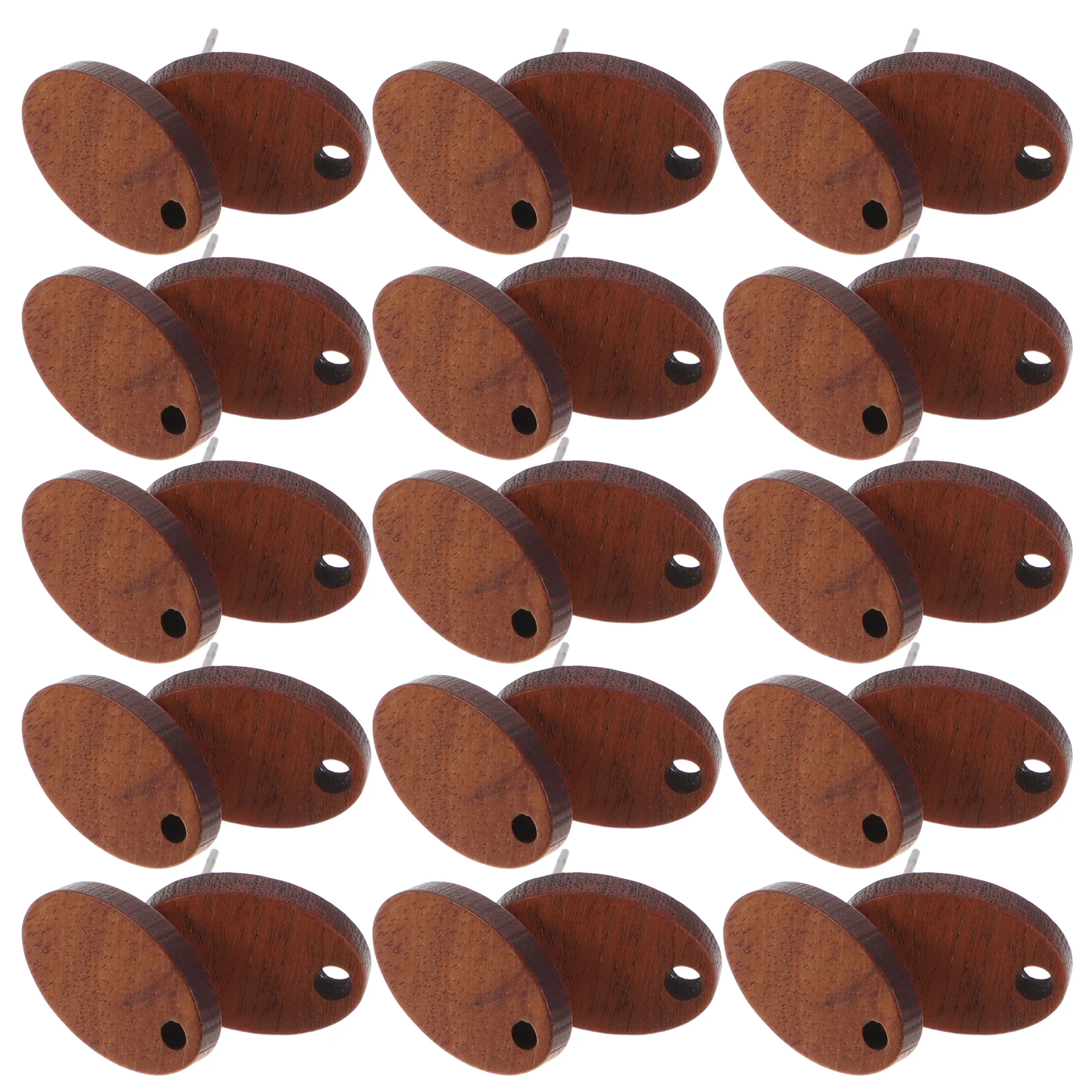 30pcs Earring Material Wood Posts Jewelry Making Smooth Surface DIY Supplies Trendy Accessories Ear Decor Craft Project Ideas 
30pcs Earring Material Wood Posts Jewelry Making Smooth Surface DIY Supplies Trendy Accessories Ear Decor Craft Project Ideas
