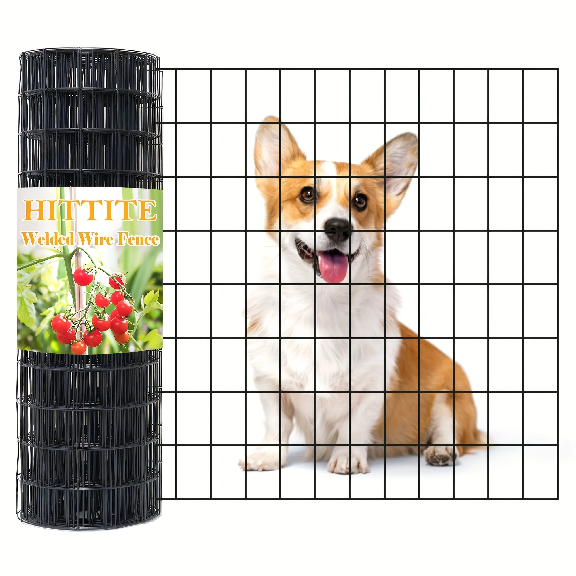 Welded Wire Fence Black PVC Coated Chicken Wire Fencing Vinyl Coating Mesh Roll For Garden Border Yard Vegetable Plant Protection Poultry Netting
Welded Wire Fence Black PVC Coated Chicken Wire Fencing Vinyl Coating Mesh Roll For Garden Border Yard Vegetable Plant Protection Poultry Netting