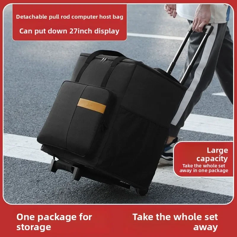 2025 Desktop Computer Bag Host Large-capacity Monitor Digital Storage Bag Machine Luggage Portable Suitcase 27 Inches
2025 Desktop Computer Bag Host Large-capacity Monitor Digital Storage Bag Machine Luggage Portable Suitcase 27 Inches