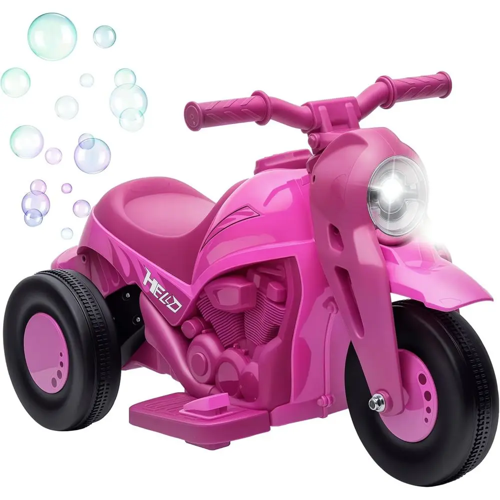 Children's Electric 3-Wheel Motorcycle, 6V, 2 MPH, LED Lights, Music, Pink
Children's Electric 3-Wheel Motorcycle, 6V, 2 MPH, LED Lights, Music, Pink