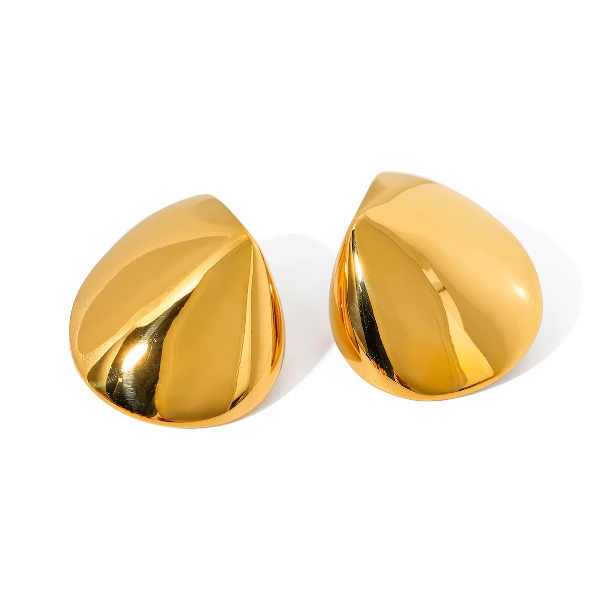 Stainless Steel PVD 18K Gold Plated Tarnish Waterproof Simply Beads Stud Earring For Woman Jewelry Wholesale INS
Stainless Steel PVD 18K Gold Plated Tarnish Waterproof Simply Beads Stud Earring For Woman Jewelry Wholesale INS