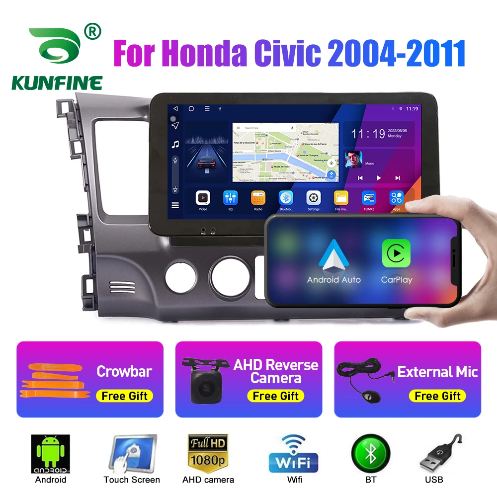 10,33-дюймовый автомобильный радиоприемник для Honda Civic 2004-2011 2Din Android, восьмиядерный автомобильный стерео DVD, GPS-навигатор, плеер QLED, экран Carplay
10,33-дюймовый автомобильный радиоприемник для Honda Civic 2004-2011 2Din Android, восьмиядерный автомобильный стерео DVD, GPS-навигатор, плеер QLED, экран Carplay
