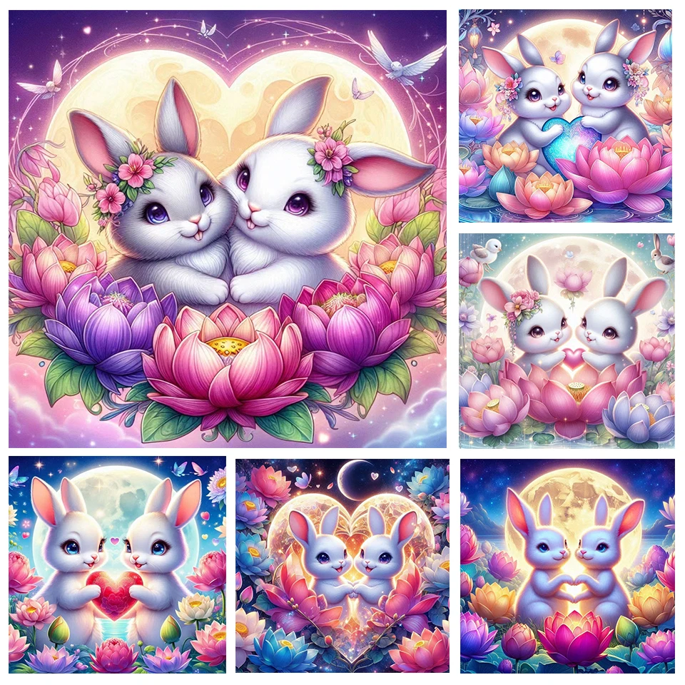 5D Diamond Painting Rabbit Flower Cute Pet Diamond Embroidery Cartoon DIY Rhinestone Cross Stitch 2024 New Year Gift Home Decor
5D Diamond Painting Rabbit Flower Cute Pet Diamond Embroidery Cartoon DIY Rhinestone Cross Stitch 2024 New Year Gift Home Decor