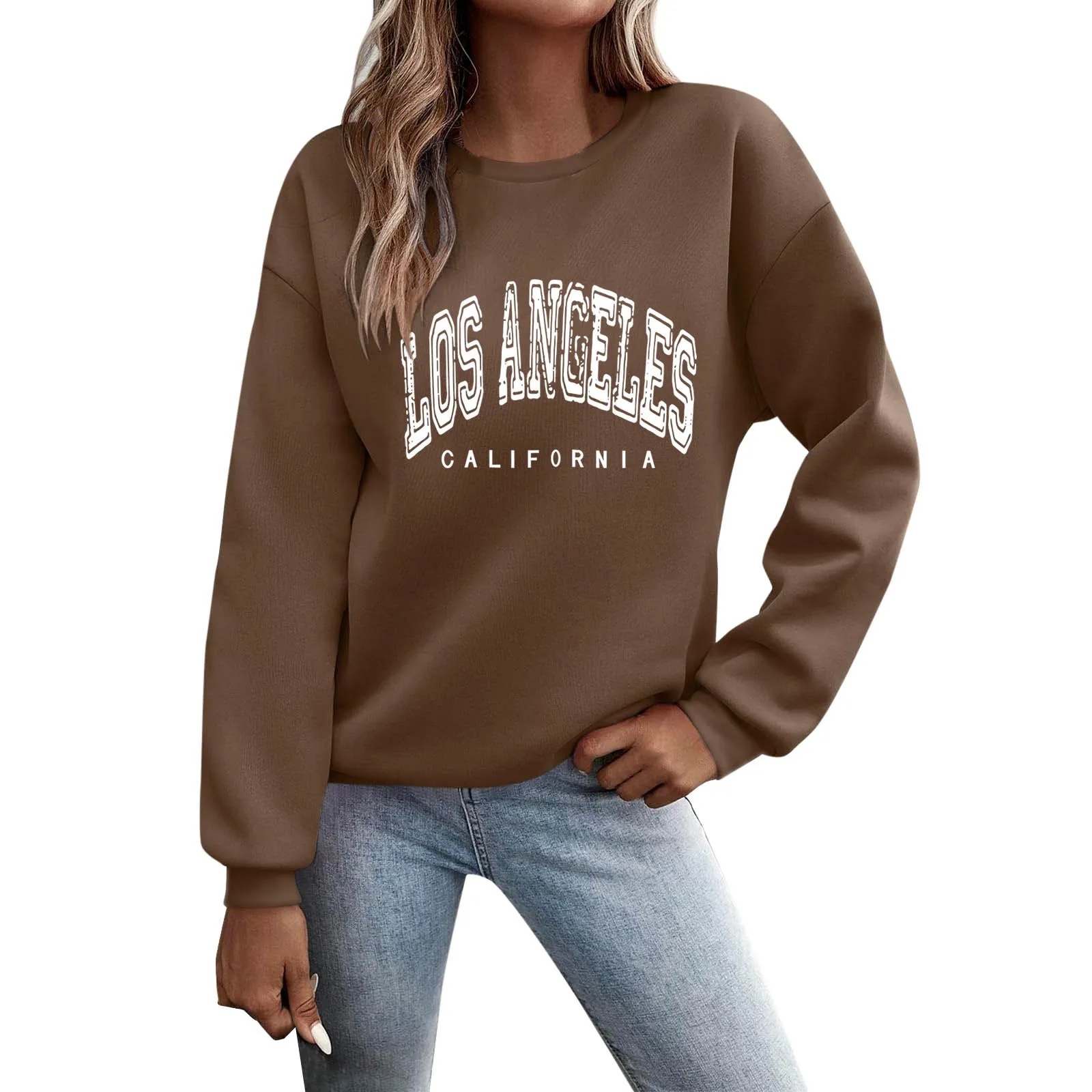 2024 Casual Letter Print Pullover Sweater For Women Solid Color Oversize Long Sleeve Round Neck Loose Sweatshirts Autumn Clothes
2024 Casual Letter Print Pullover Sweater For Women Solid Color Oversize Long Sleeve Round Neck Loose Sweatshirts Autumn Clothes