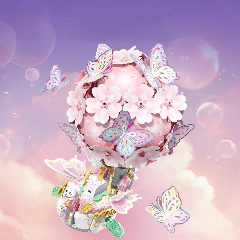 Hot Air Balloon with Flowers Cherry Blossom mini Building Blocks Set, Birthday Gifts for Kids and Adults,Creative Building Toys
Hot Air Balloon with Flowers Cherry Blossom mini Building Blocks Set, Birthday Gifts for Kids and Adults,Creative Building Toys