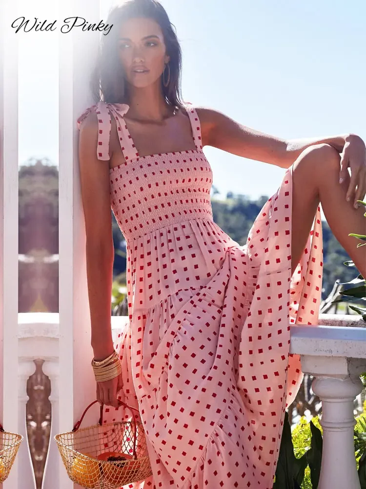 WildPinky 2024 New Casual Long Women Print Dress Boho Female Holiday Dress Summer Spaghetti Strap Ladies Beach Dress Vestidos
WildPinky 2024 New Casual Long Women Print Dress Boho Female Holiday Dress Summer Spaghetti Strap Ladies Beach Dress Vestidos