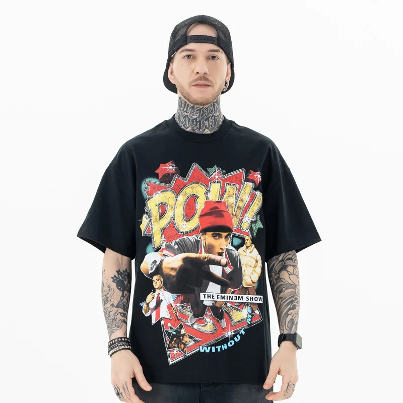 Spring and Summer Trendy Brand Men Clothing T Shirt Streetwear Harajuku Graffiti Leisure Printing Short Sleeves Loose Breathable
Spring and Summer Trendy Brand Men Clothing T Shirt Streetwear Harajuku Graffiti Leisure Printing Short Sleeves Loose Breathable