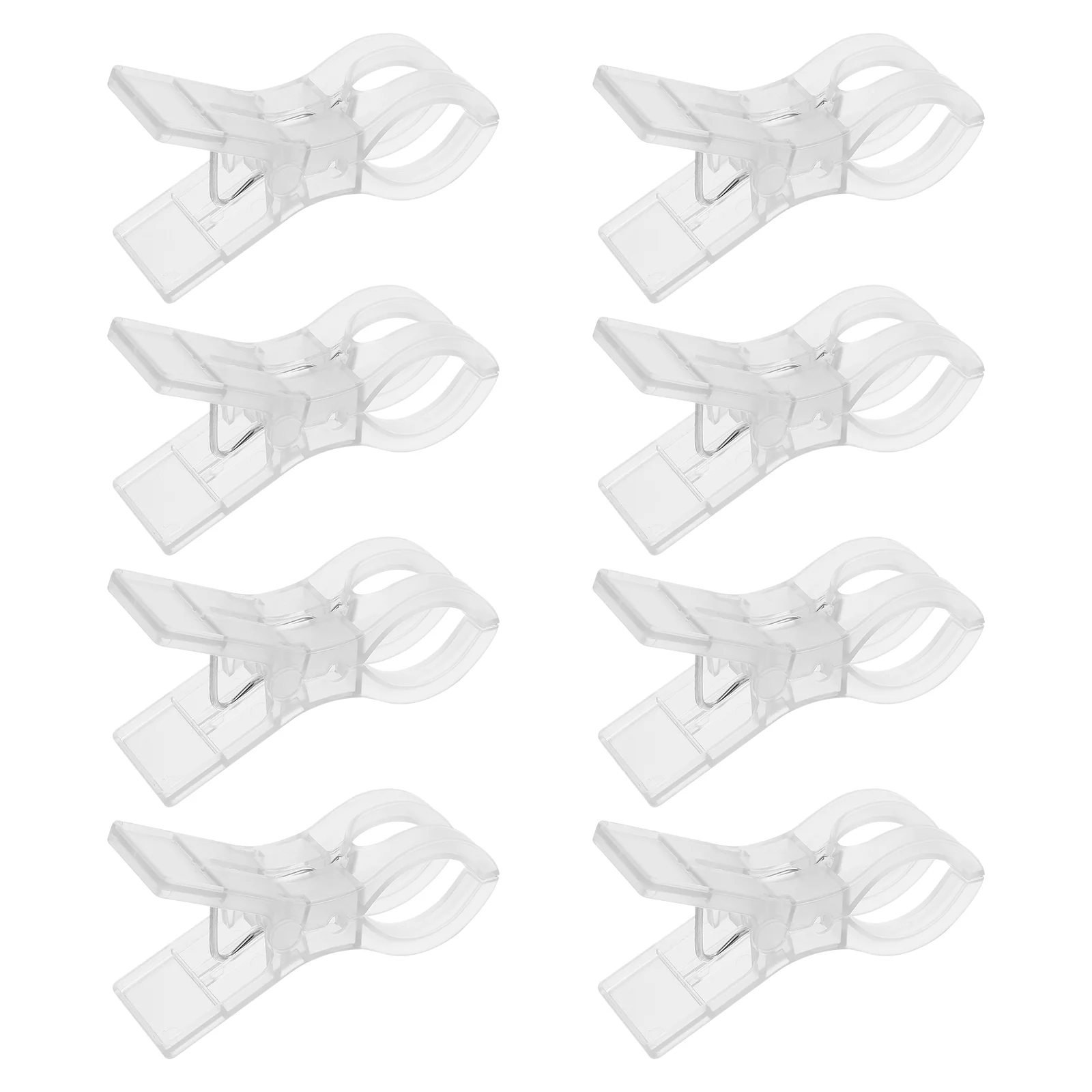 8pcs Beach Towel Clips Clothes Pegs Clothing Hanger Clamp Jumbo Size Clips for Quilt Beach Chair Pool Loungers (Clear White)
8pcs Beach Towel Clips Clothes Pegs Clothing Hanger Clamp Jumbo Size Clips for Quilt Beach Chair Pool Loungers (Clear White)