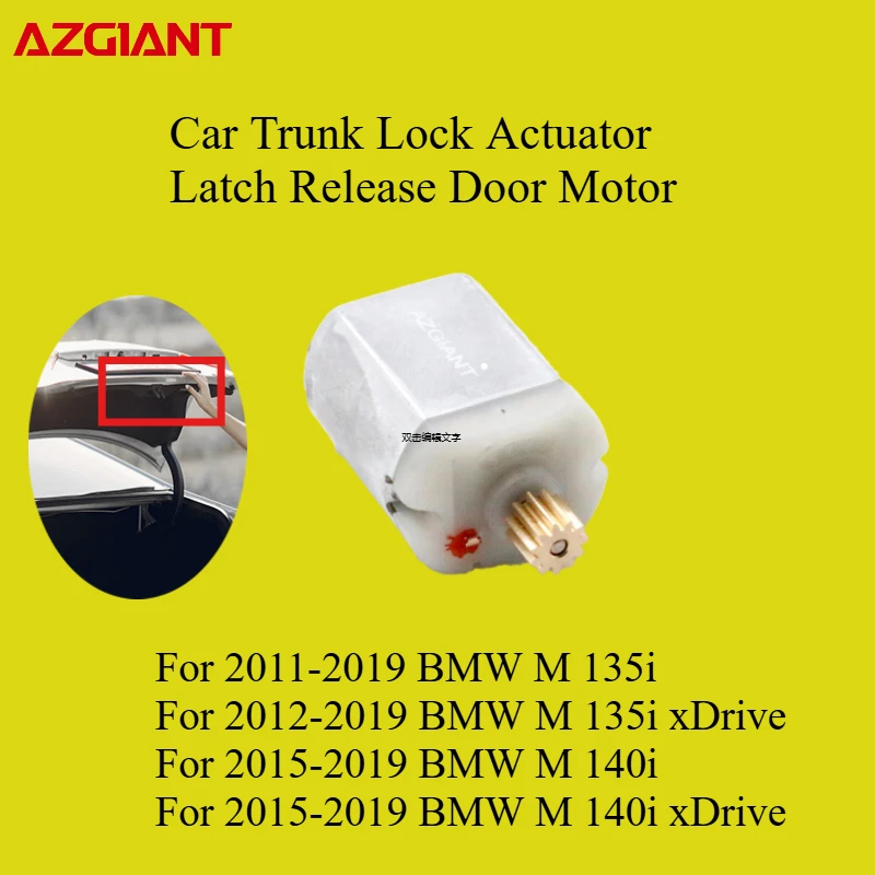 OEM Car Trunk Lock Actuator Latch Release Door Motor Repair 11 Teeth Core Power Engine For BMW M 135i 140i xDrive 2015-2019
OEM Car Trunk Lock Actuator Latch Release Door Motor Repair 11 Teeth Core Power Engine For BMW M 135i 140i xDrive 2015-2019