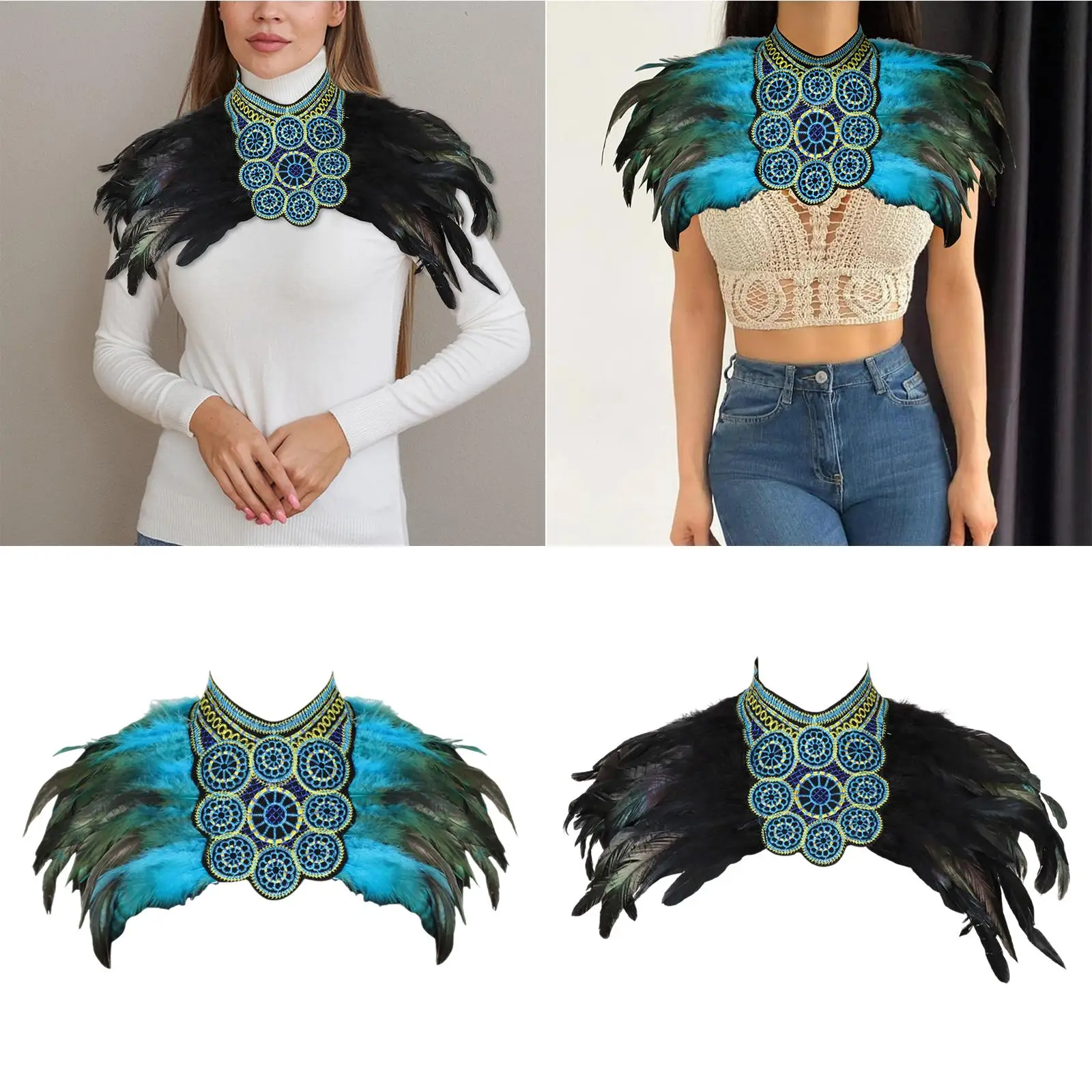 Шаль с искусственными перьями, стильное нарядное платье, накидка-пончо для сценического выступления, коктейля, карнавала, свадебной тематической вечеринки
Шаль с искусственными перьями, стильное нарядное платье, накидка-пончо для сценического выступления, коктейля, карнавала, свадебной тематической вечеринки