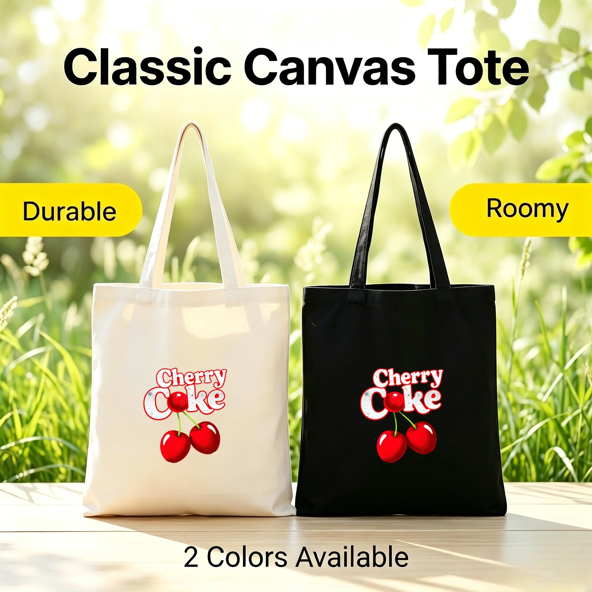 1PC Cherry Coke Red Fruit Print Canvas Tote Bag Vintage Cute Reusable Shopping Bag Gift
1PC Cherry Coke Red Fruit Print Canvas Tote Bag Vintage Cute Reusable Shopping Bag Gift