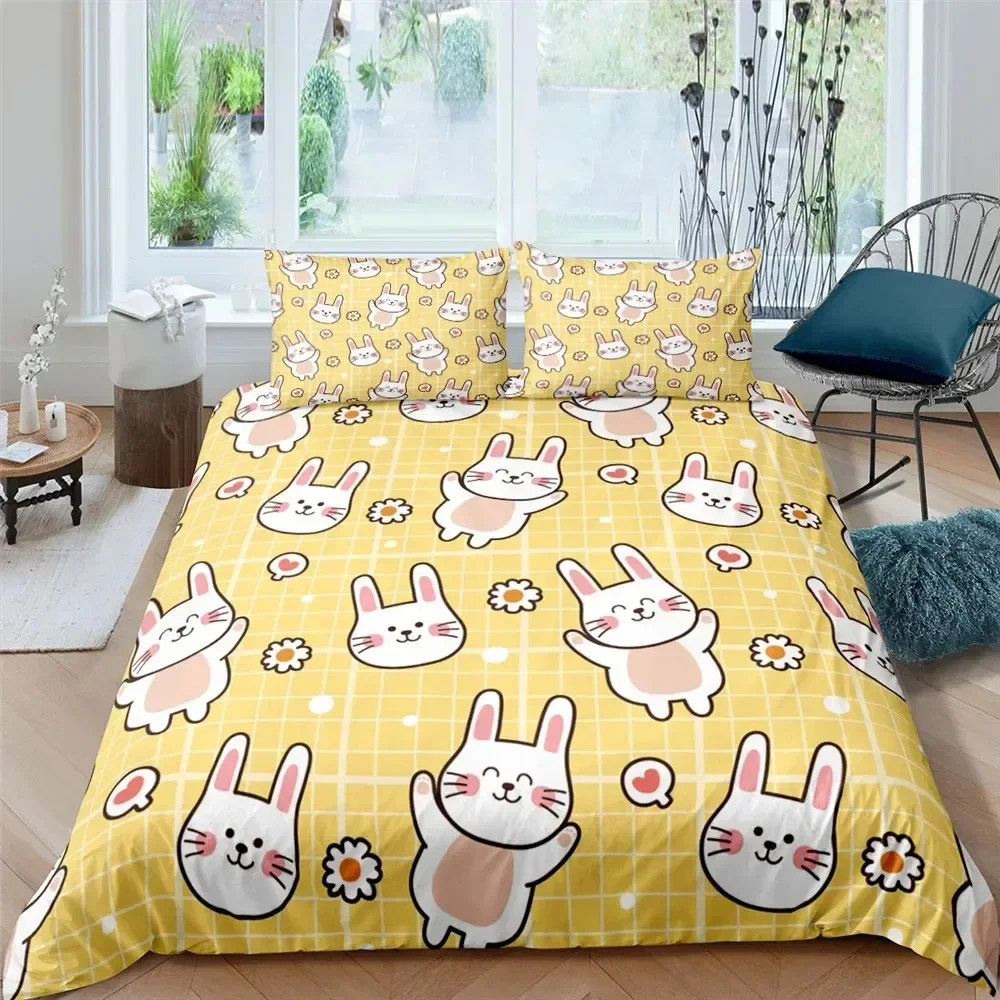 Cartoon Cute DogRabbit Duvet Cover 3D Printed Nordic Bedding Set Pillowcase Double Twin Full Queen King size Quilt Cover
Cartoon Cute DogRabbit Duvet Cover 3D Printed Nordic Bedding Set Pillowcase Double Twin Full Queen King size Quilt Cover