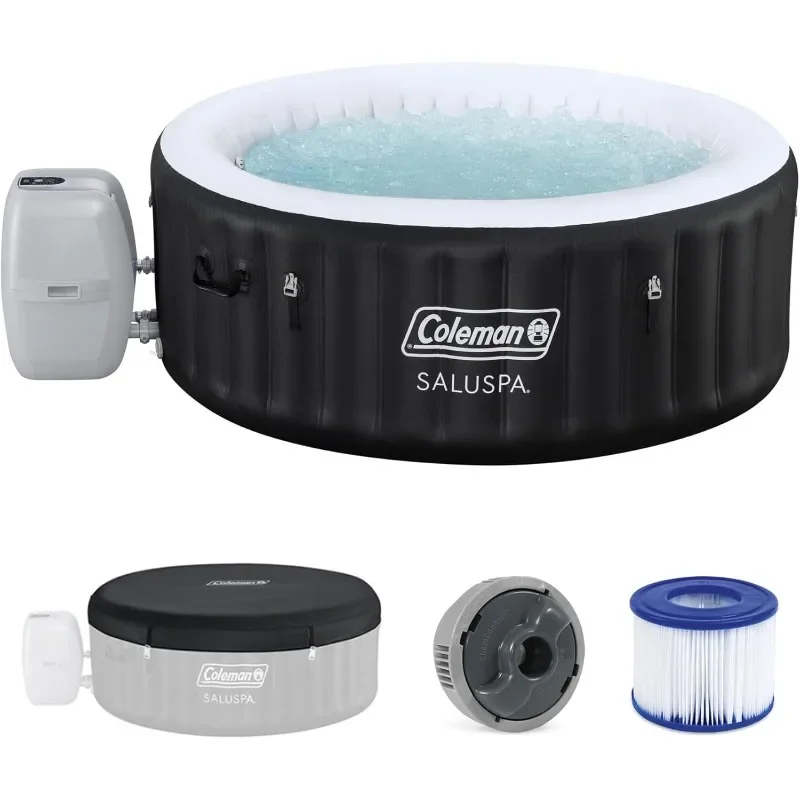 Coleman Miami 2 to 4 Person Inflatable Hot Tub, Round Energy-Efficient Portable Outdoor Spa with 120 AirJets, 71" x 26"
Coleman Miami 2 to 4 Person Inflatable Hot Tub, Round Energy-Efficient Portable Outdoor Spa with 120 AirJets, 71" x 26"