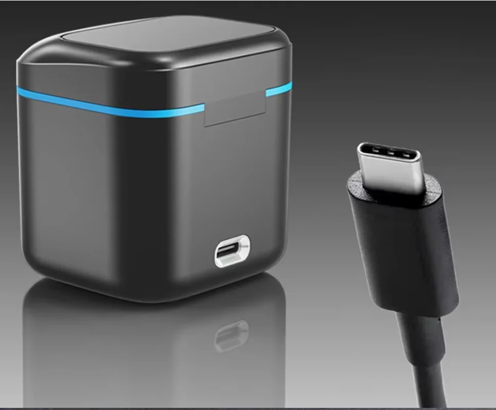 Black Fast Charger For GoPro Hero 12 11 10 9 3-Ways Charger with Type C Cable for Go Pro Original Battery Charger Accessories
Black Fast Charger For GoPro Hero 12 11 10 9 3-Ways Charger with Type C Cable for Go Pro Original Battery Charger Accessories