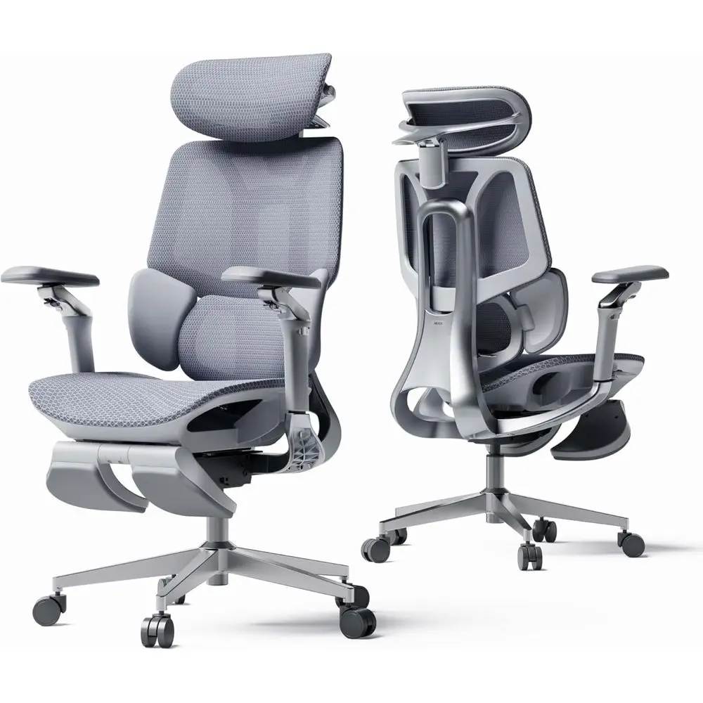 E3 Pro 2026 Edition Ergonomic Oice Chair, Mesh Desk Chair with 3-Zone loating Lumbar Support, Upgraded 4D rest, 720° Armrests, G
E3 Pro 2026 Edition Ergonomic Oice Chair, Mesh Desk Chair with 3-Zone loating Lumbar Support, Upgraded 4D rest, 720° Armrests, G