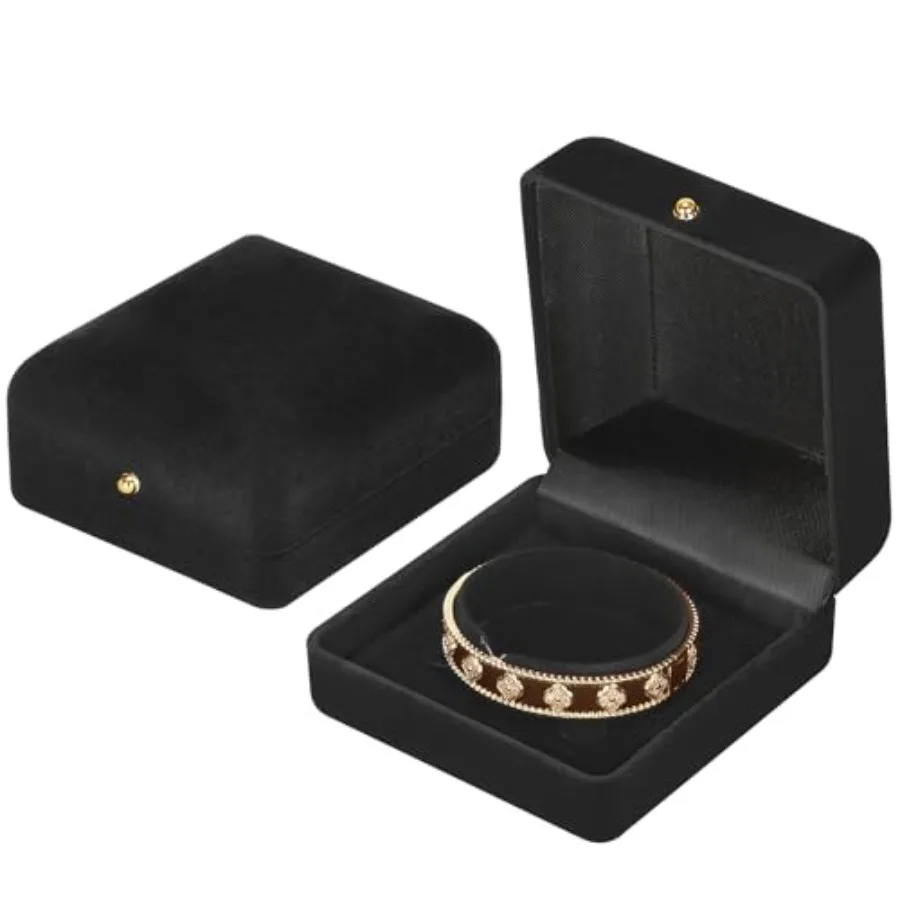2 Pcs Velvet Bracelet Box, Bangle Jewelry Gift Box for Women, Elegant Bracelet Gift Boxes for Memorable Moments
2 Pcs Velvet Bracelet Box, Bangle Jewelry Gift Box for Women, Elegant Bracelet Gift Boxes for Memorable Moments