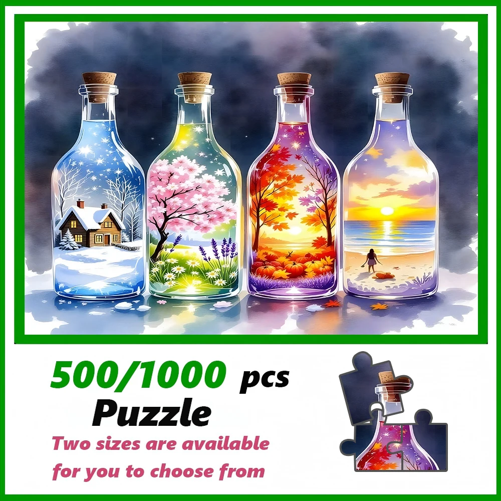 A high-quality 500/1000-piece puzzle, perfect for adults, is a fun family game that helps relieve stress and is great for birthd
A high-quality 500/1000-piece puzzle, perfect for adults, is a fun family game that helps relieve stress and is great for birthd