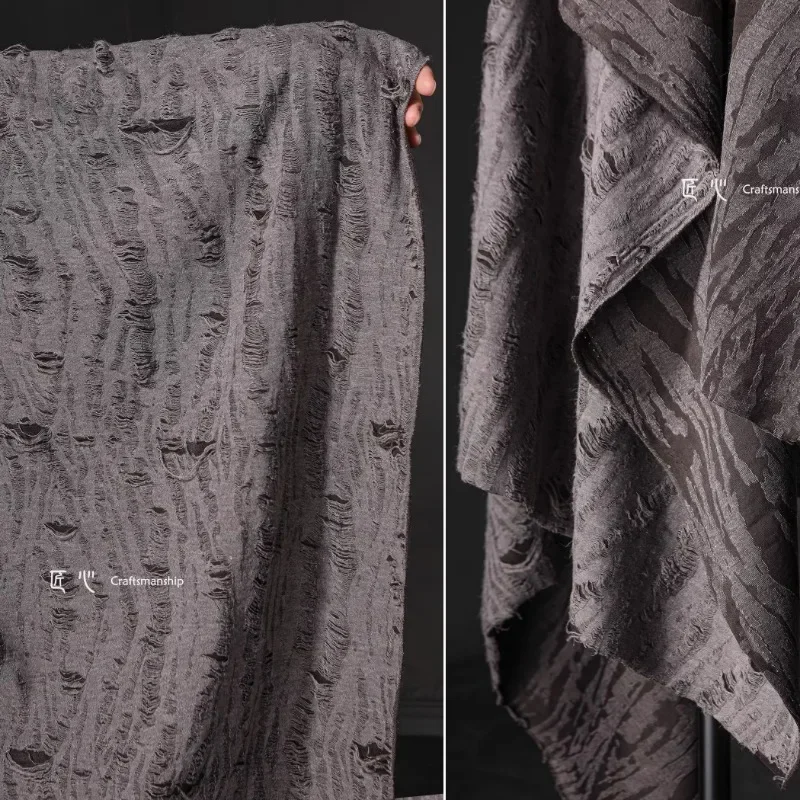 Бежевая эластичная трикотажная ткань с вертикальной полосой для градиентного шарфа, свитера, куртки, дизайнерской одежды, ткань «сделай сам», пришить метр 
Бежевая эластичная трикотажная ткань с вертикальной полосой для градиентного шарфа, свитера, куртки, дизайнерской одежды, ткань «сделай сам», пришить метр