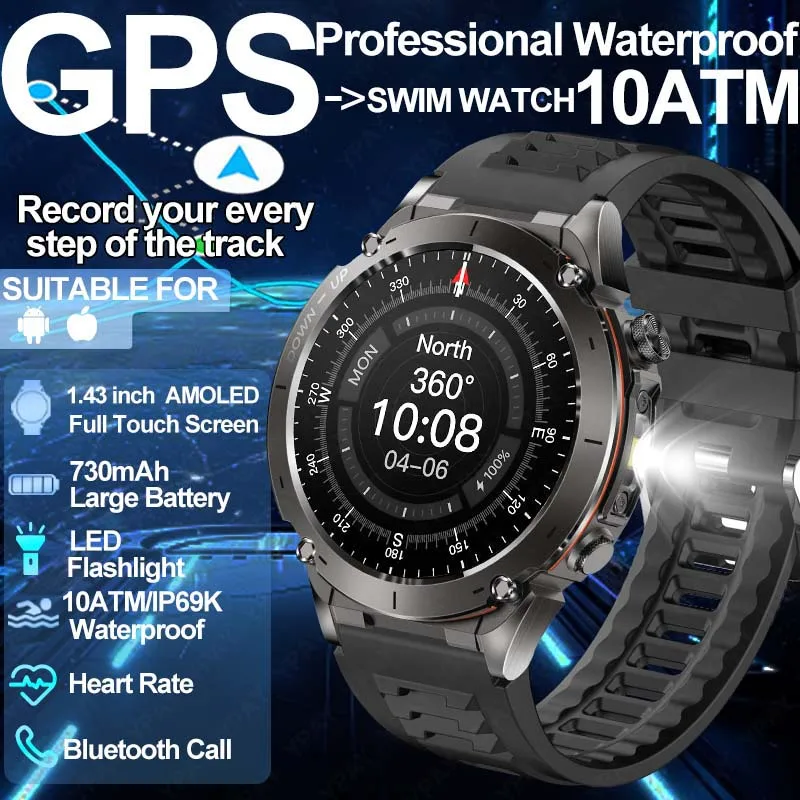 2025 New For HUAWEI Outdoor Military Smart Watch Men GPS IP69K 10ATM Waterproof 730mAh BT Call Sports Fitness Men Smart Bracelet
2025 New For HUAWEI Outdoor Military Smart Watch Men GPS IP69K 10ATM Waterproof 730mAh BT Call Sports Fitness Men Smart Bracelet